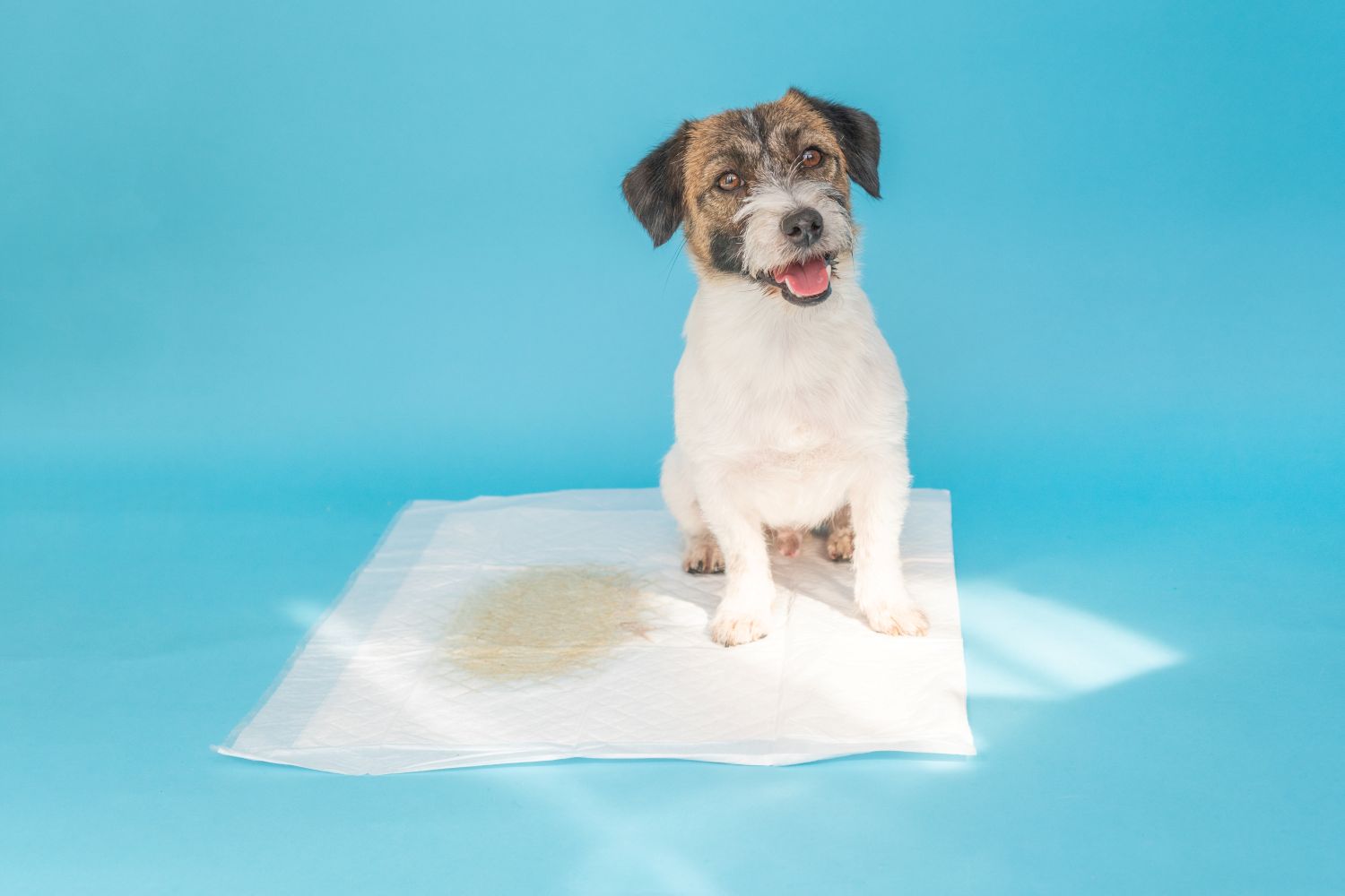 dog using pet proofing pad
